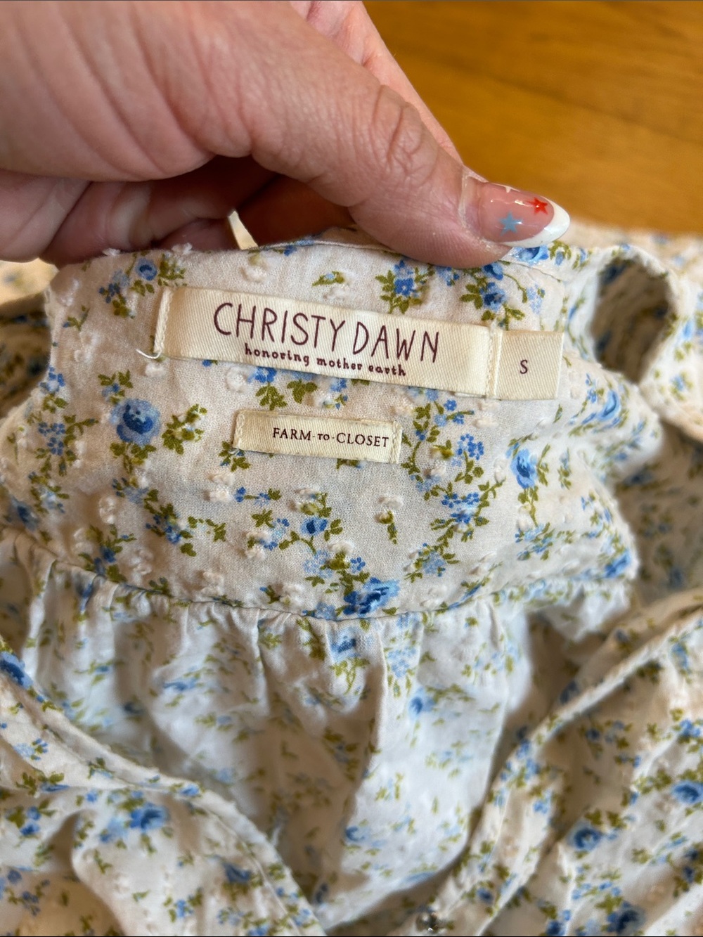Christy Dawn White Floral Midi Dress - Picture 3 of 6